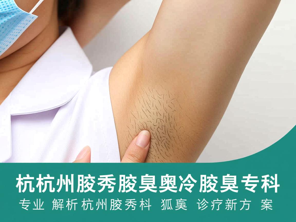 杭州腋秀腋臭专科，专业解析杭州腋秀腋臭专科的狐臭诊疗新方案