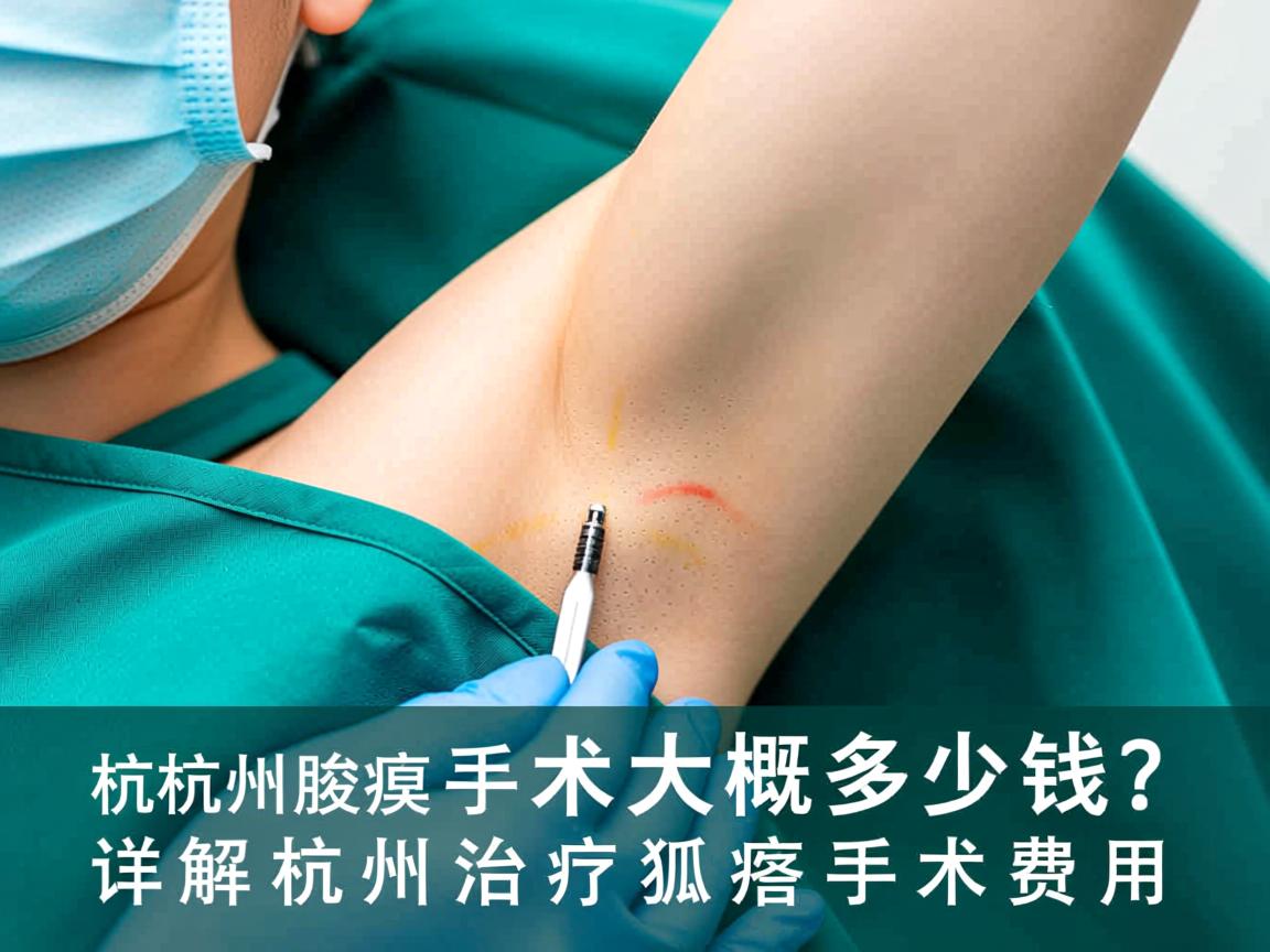 杭州腋臭手术大概多少钱？详解杭州治疗狐臭手术费用