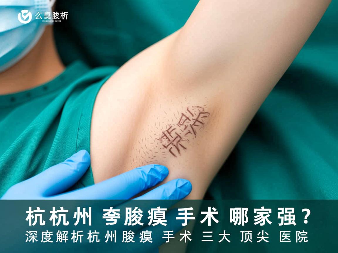 杭州腋臭手术哪家强？深度解析杭州腋臭手术三大顶尖医院