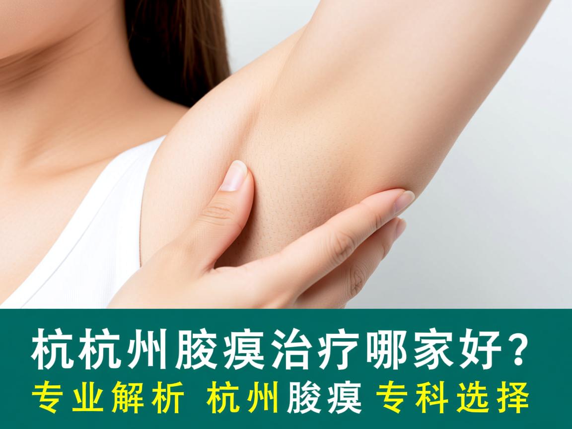杭州腋臭治疗哪家好？专业解析杭州腋臭专科选择