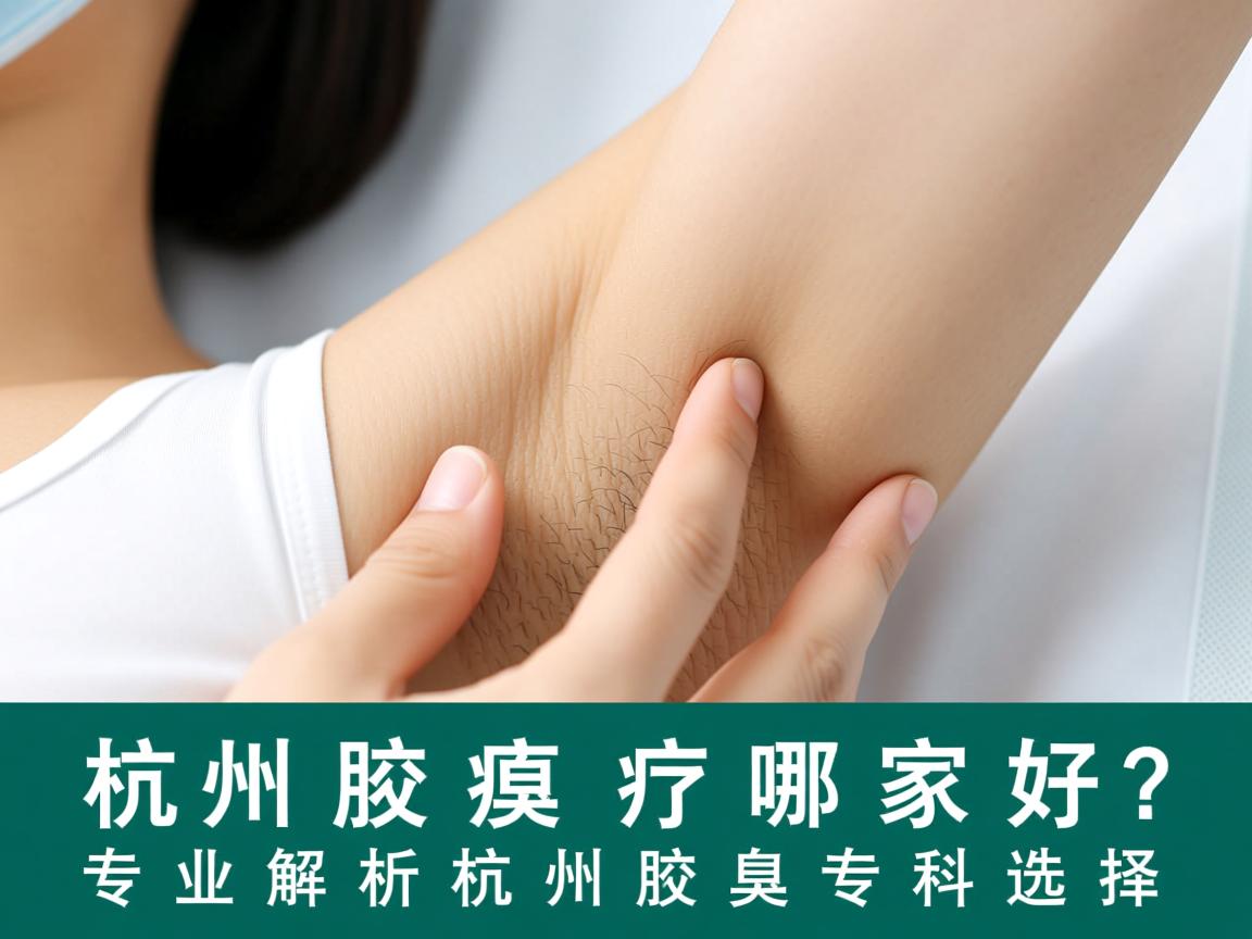 杭州腋臭治疗哪家好？专业解析杭州腋臭专科选择