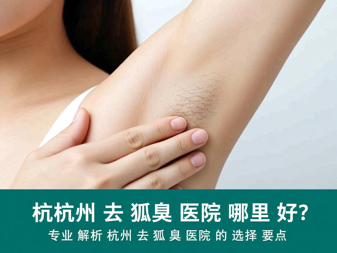 杭州去狐臭医院哪里好？专业解析杭州去狐臭医院的选择要点