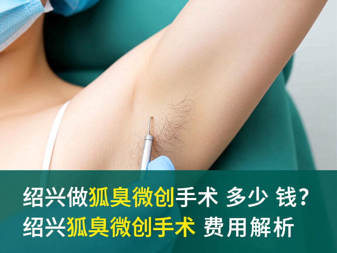 在绍兴做狐臭微创手术多少钱？绍兴狐臭微创手术费用解析