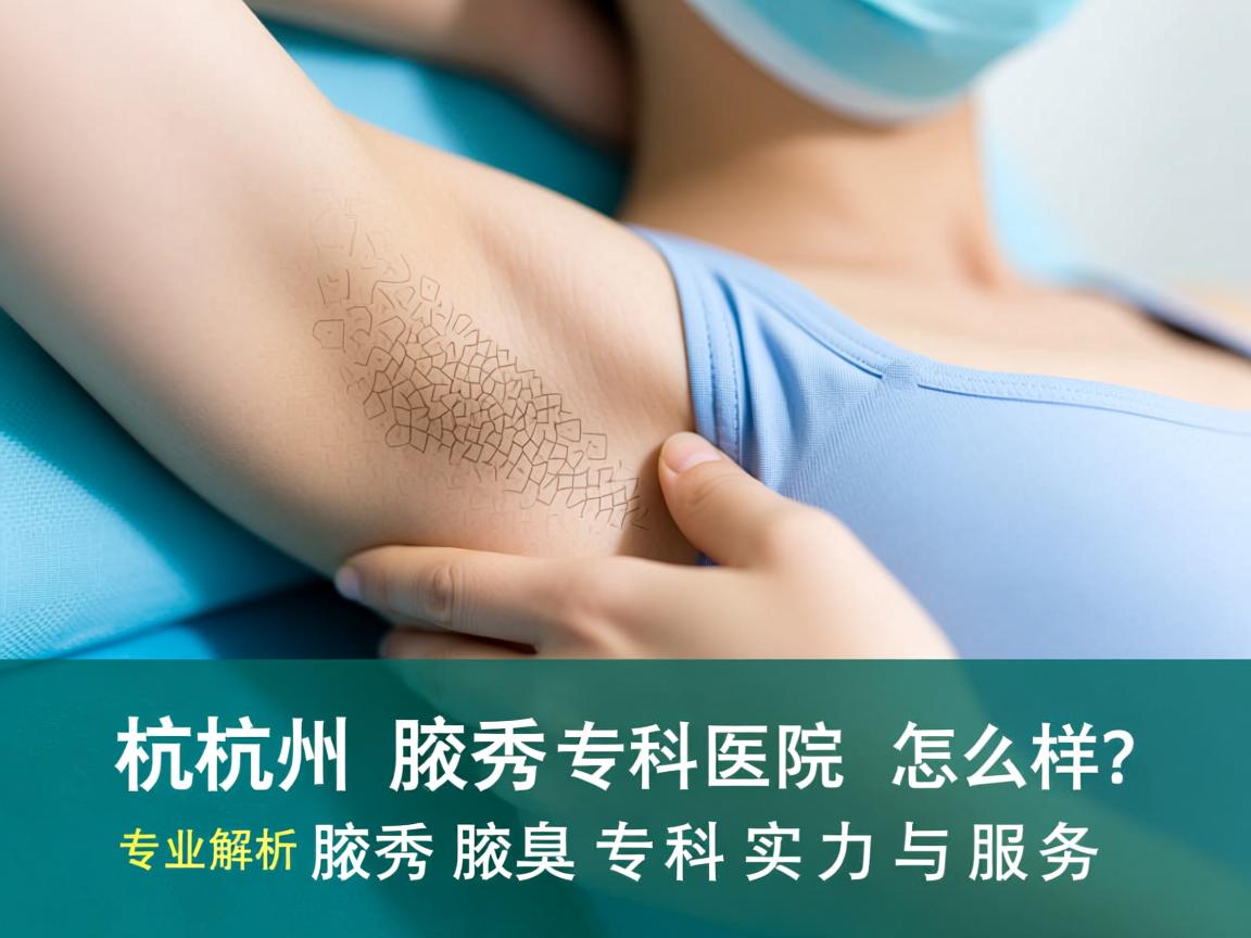 杭州腋秀腋臭专科医院怎么样？专业解析腋秀腋臭专科的实力与服务