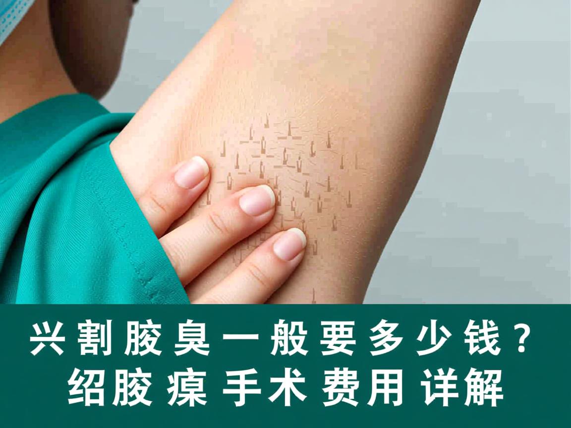 绍兴割腋臭一般要多少钱？绍兴腋臭手术费用详解