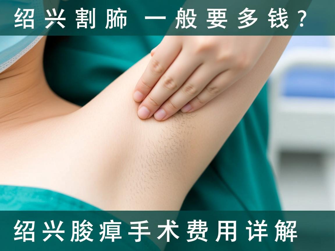 绍兴割腋臭一般要多少钱？绍兴腋臭手术费用详解