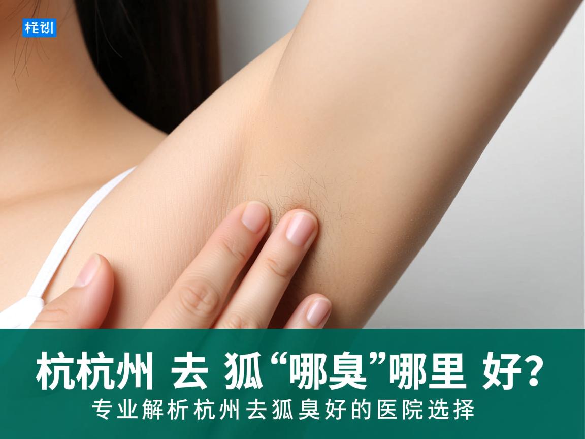杭州去狐臭哪里好？专业解析杭州去狐臭好的医院选择