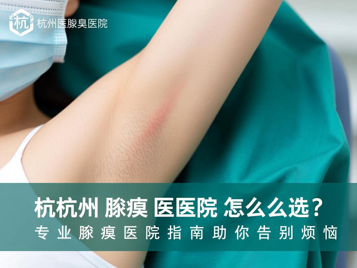 杭州腋臭医院怎么选？专业腋臭医院指南助你告别烦恼