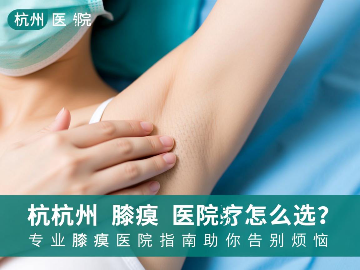 杭州腋臭医院怎么选？专业腋臭医院指南助你告别烦恼