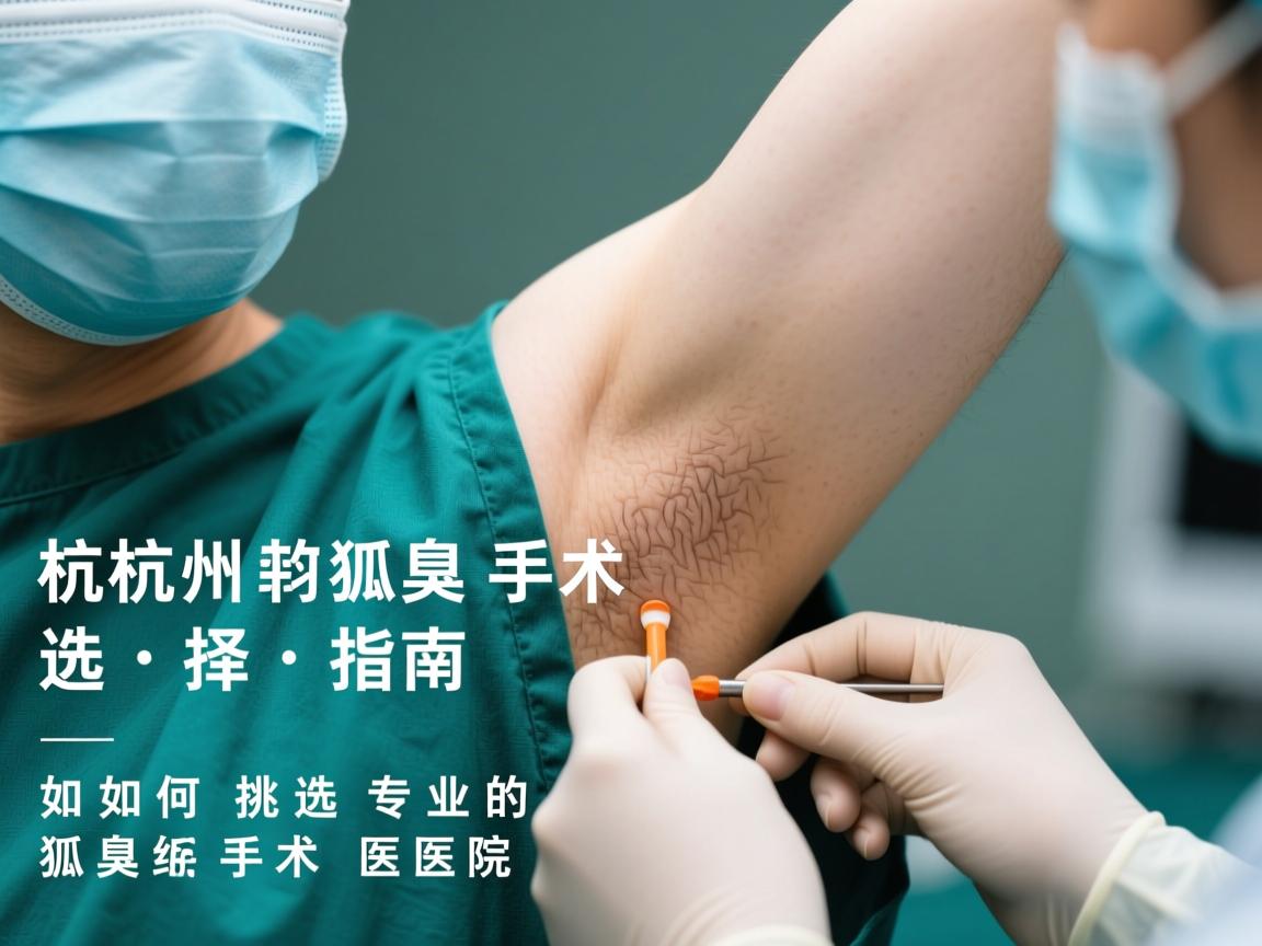 杭州狐臭手术选择指南,如何挑选专业的狐臭手术医院 杭州狐臭手术选择指南,如何挑选专业的狐臭手术医院