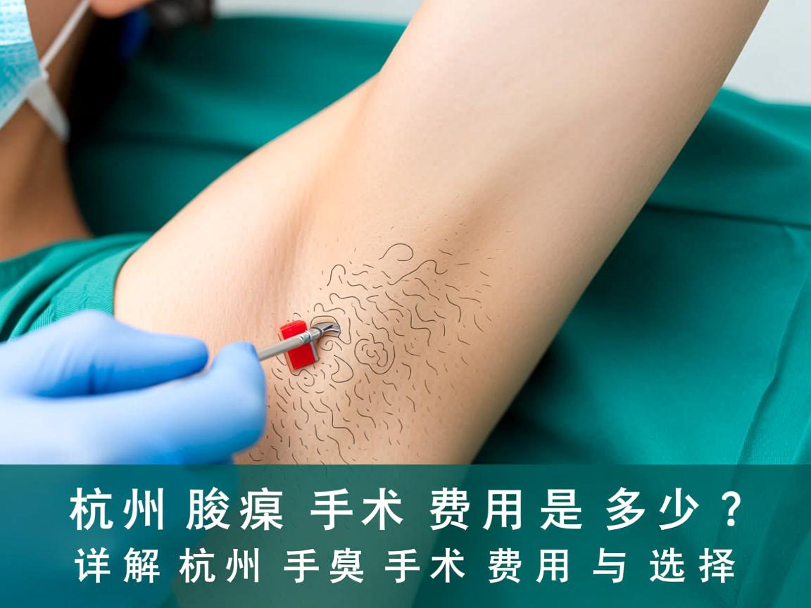 杭州腋臭手术费用是多少?详解杭州腋臭手术费用与选择 杭州腋臭手术费用是多少?详解杭州腋臭手术费用与选择