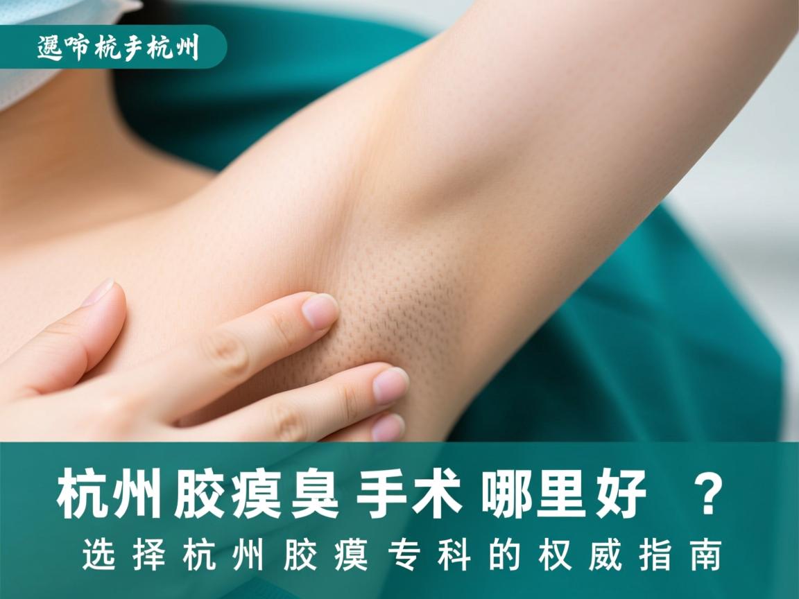 杭州腋臭手术哪里好?选择杭州腋臭专科的权威指南 杭州腋臭手术哪里好?选择杭州腋臭专科的权威指南