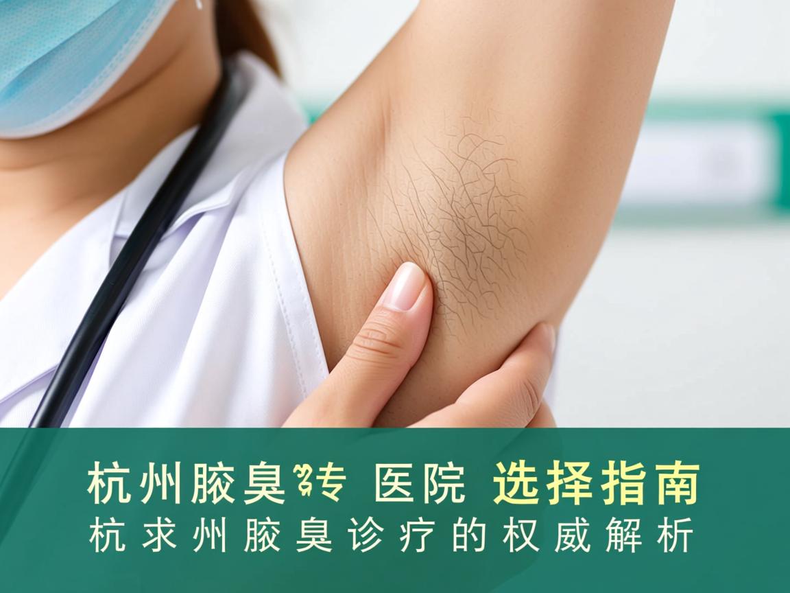 杭州腋臭专科医院选择指南,杭州腋臭诊疗的权威解析 杭州腋臭专科医院选择指南,杭州腋臭诊疗的权威解析