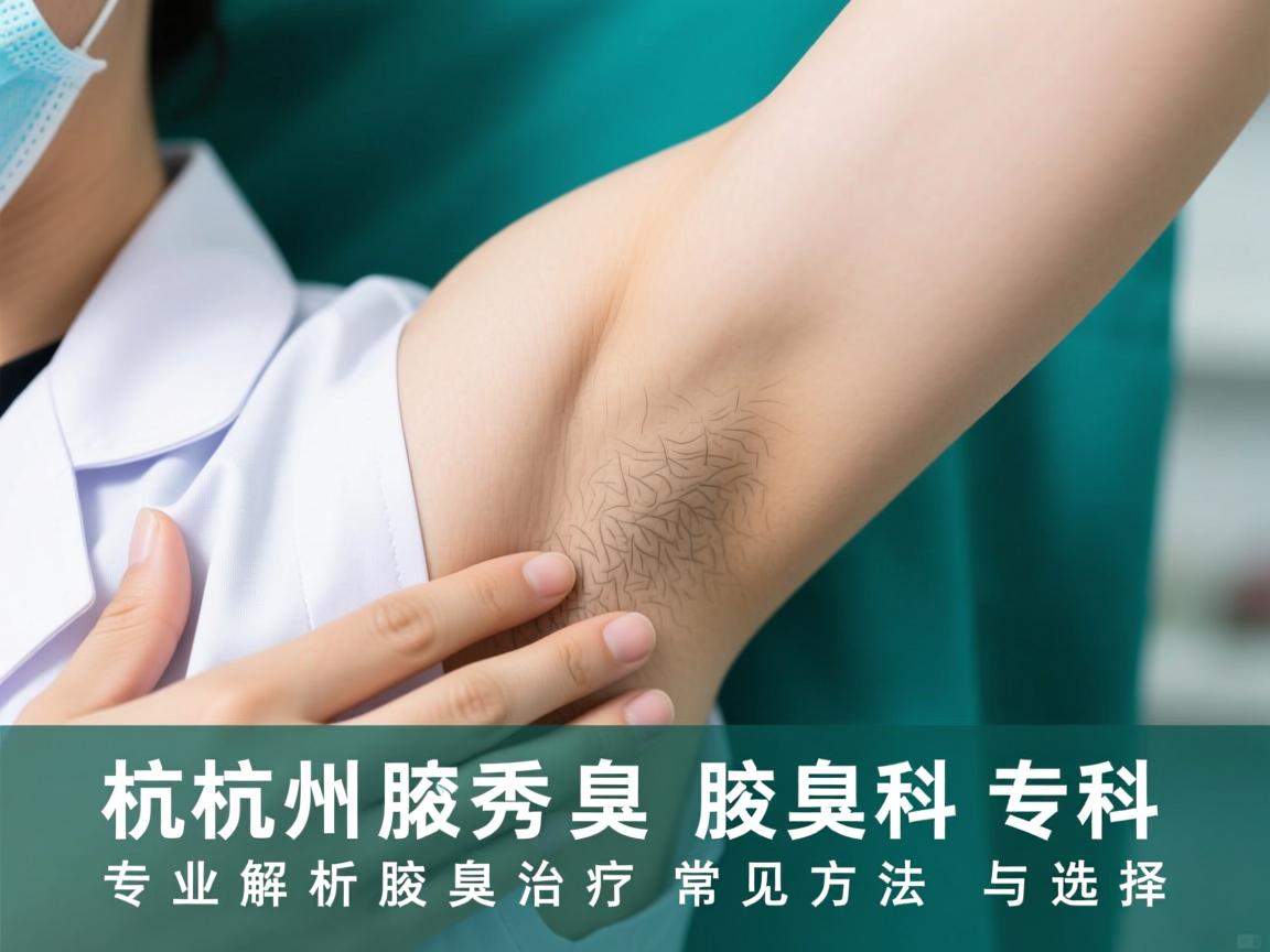 杭州腋秀腋臭专科,专业解析腋臭治疗的常见方法与选择 杭州腋秀腋臭专科,专业解析腋臭治疗的常见方法与选择
