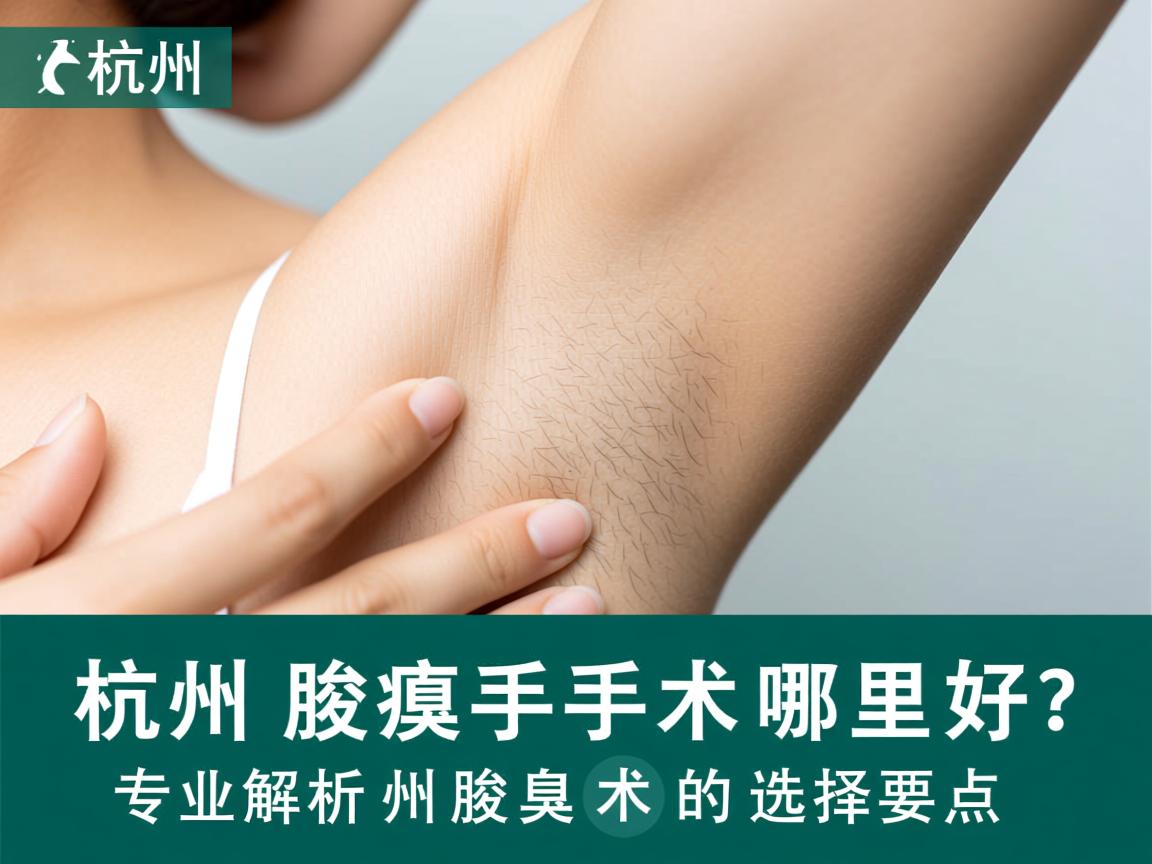 杭州腋臭手术哪里好?专业解析杭州腋臭手术的选择要点 杭州腋臭手术哪里好?专业解析杭州腋臭手术的选择要点
