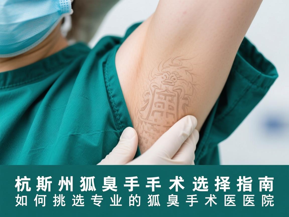 杭州狐臭手术选择指南,如何挑选专业的狐臭手术医院 杭州狐臭手术选择指南,如何挑选专业的狐臭手术医院