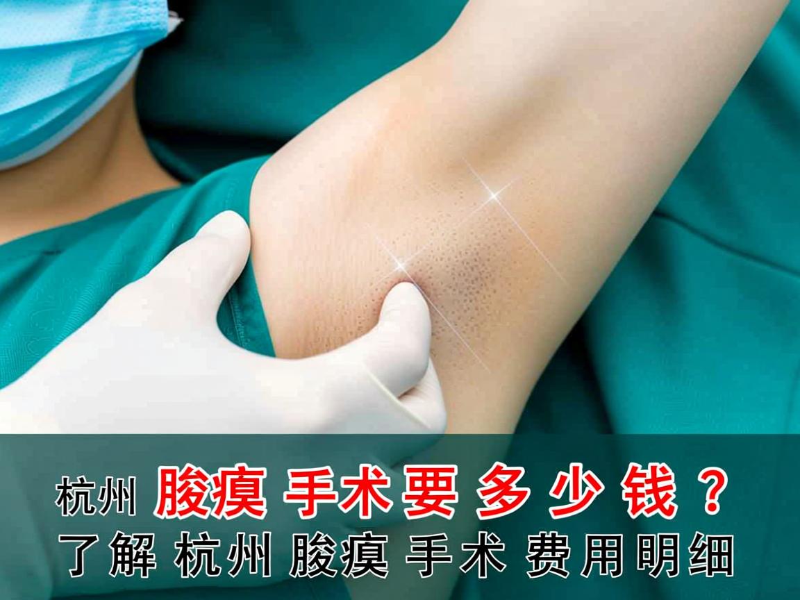 杭州腋臭手术要多少钱？了解杭州腋臭手术费用明细