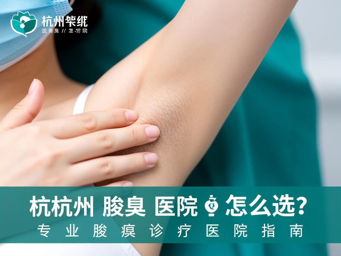 杭州腋臭医院怎么选？专业腋臭诊疗医院指南