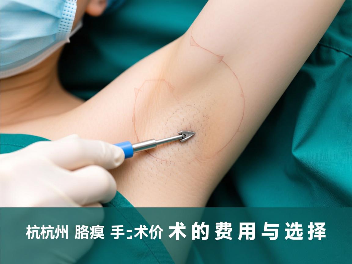 杭州腋臭手术价格解析，了解杭州腋臭手术的费用与选择