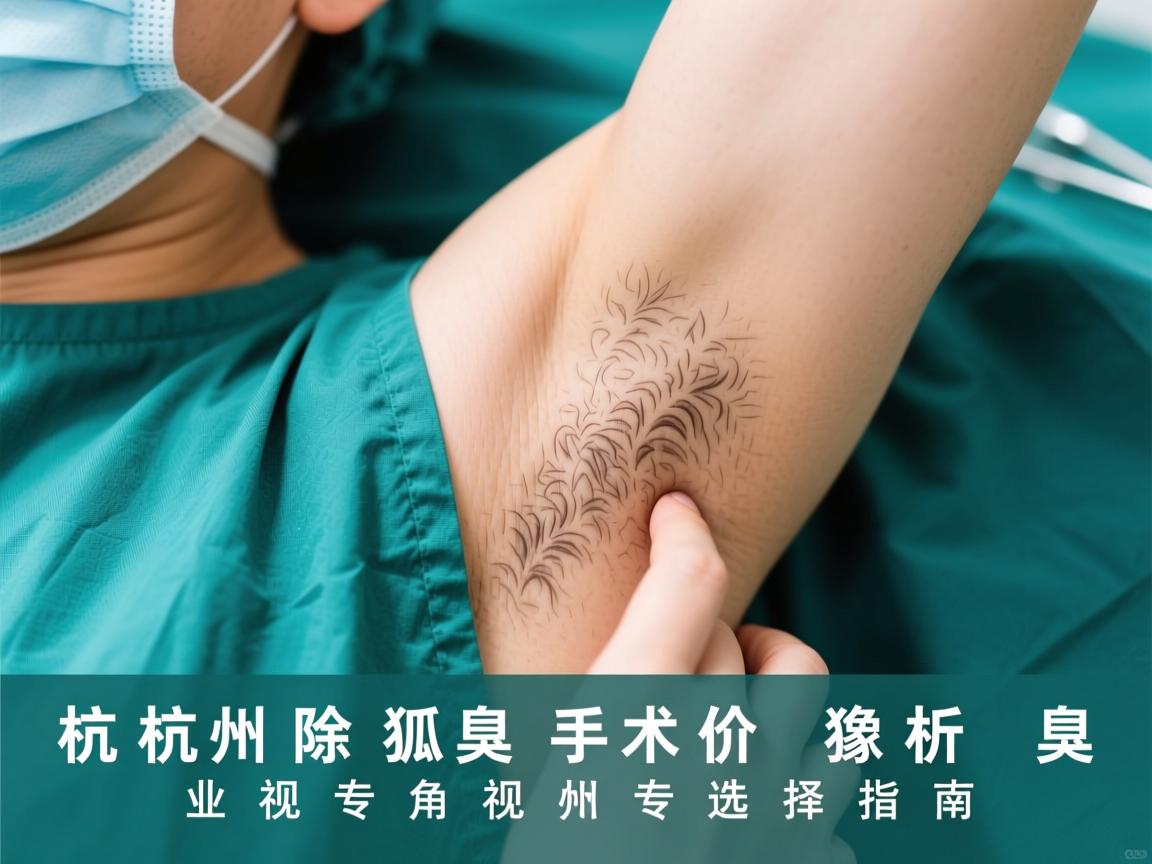 杭州除狐臭手术价格解析,专业视角下的杭州除狐臭选择指南 杭州除狐臭手术价格解析,专业视角下的杭州除狐臭选择指南
