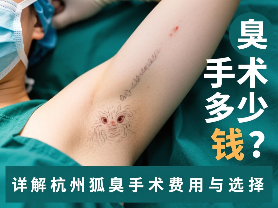 杭州狐臭手术多少钱?详解杭州狐臭手术费用与选择 杭州狐臭手术多少钱?详解杭州狐臭手术费用与选择