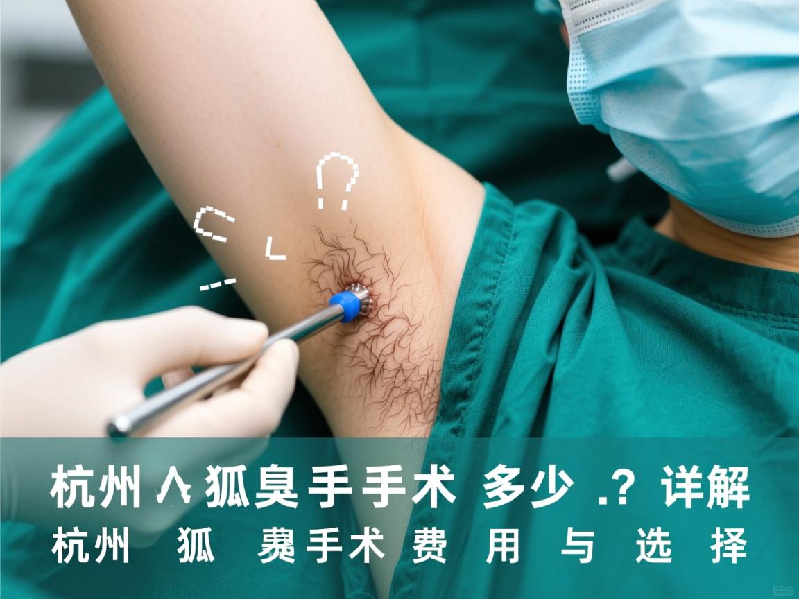 杭州狐臭手术多少钱?详解杭州狐臭手术费用与选择 杭州狐臭手术多少钱?详解杭州狐臭手术费用与选择