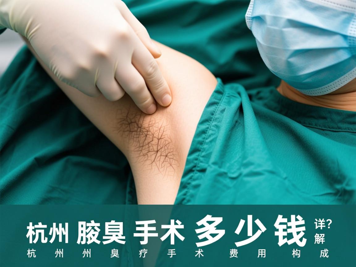杭州腋臭手术多少钱?详解杭州腋臭手术费用构成 杭州腋臭手术多少钱?详解杭州腋臭手术费用构成