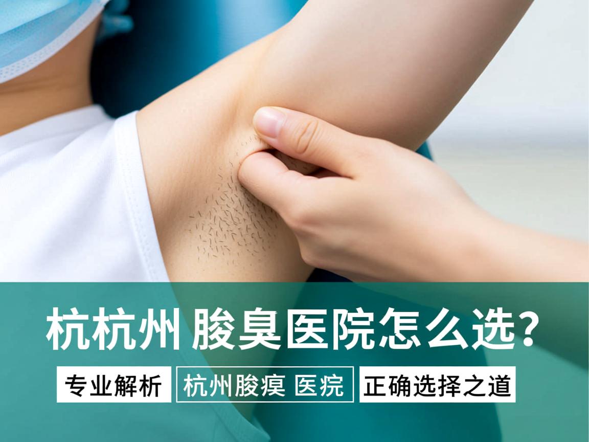 杭州腋臭医院怎么选?专业解析杭州腋臭医院的正确选择之道 杭州腋臭医院怎么选?专业解析杭州腋臭医院的正确选择之道