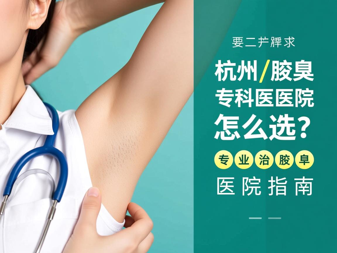 杭州腋臭专科医院怎么选?专业治疗腋臭的医院指南 杭州腋臭专科医院怎么选?专业治疗腋臭的医院指南