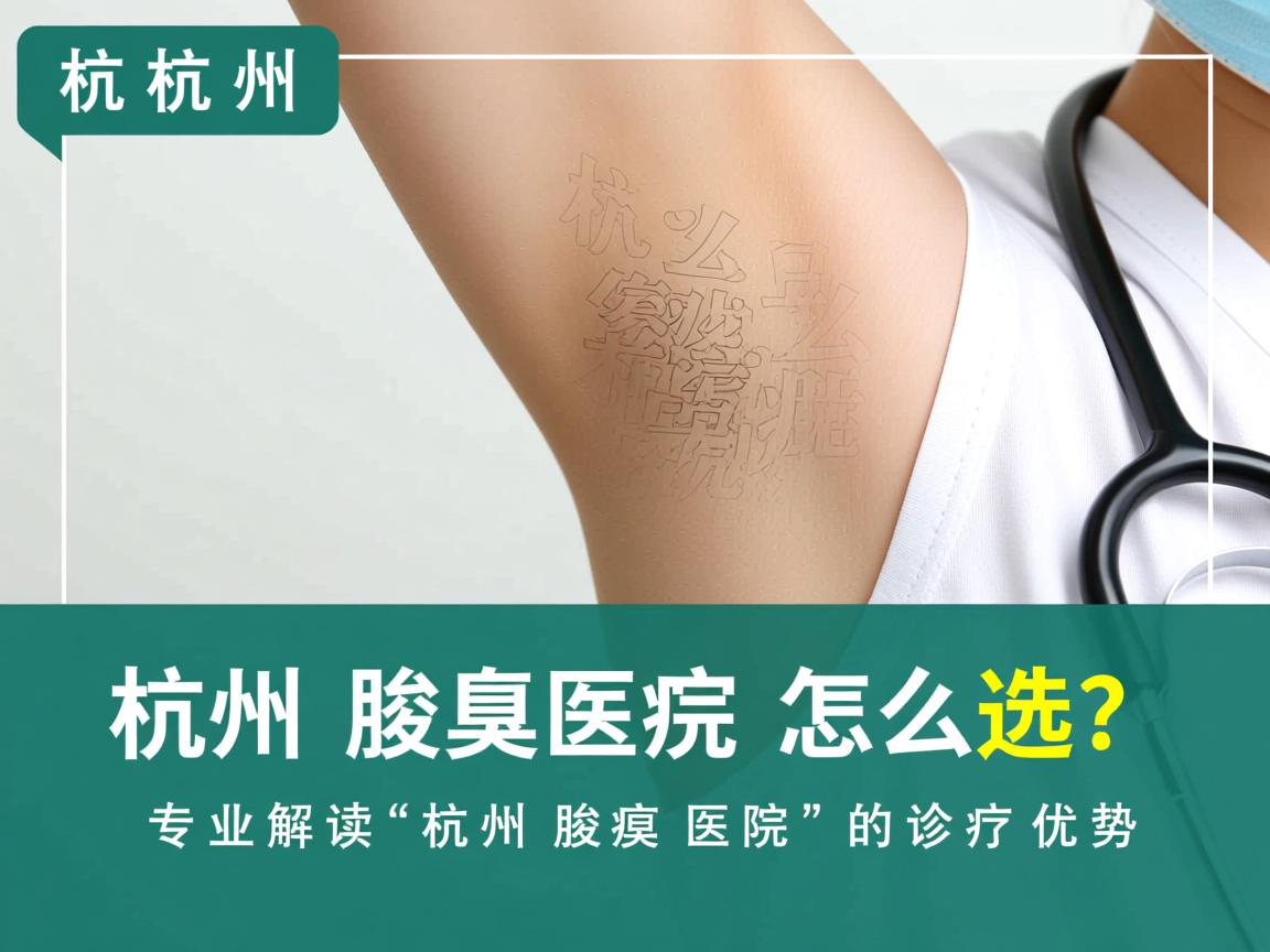 杭州腋臭医院怎么选?专业解读杭州腋臭医院的诊疗优势 杭州腋臭医院怎么选?专业解读杭州腋臭医院的诊疗优势