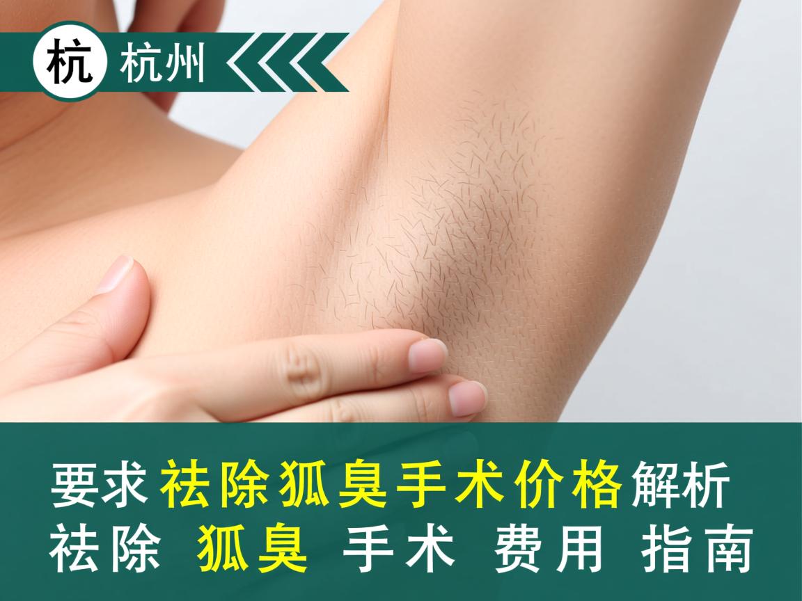 杭州祛除狐臭手术价格解析,祛除狐臭手术费用指南 杭州祛除狐臭手术价格解析,祛除狐臭手术费用指南