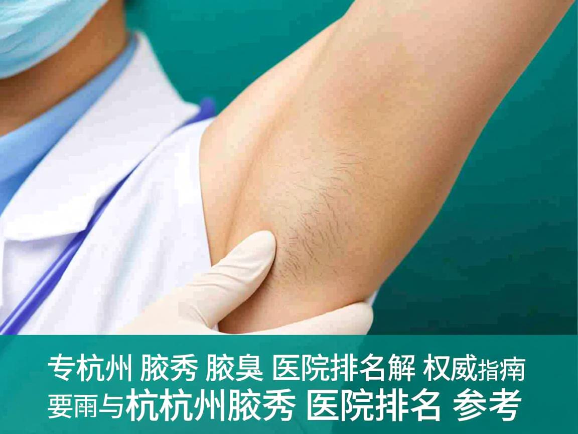 杭州腋秀腋臭医院排名解析，专业腋臭医疗的权威指南与杭州腋秀医院排名参考