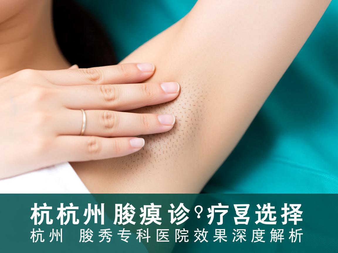 杭州腋臭诊疗选择,杭州腋秀专科医院效果深度解析 杭州腋臭诊疗选择,杭州腋秀专科医院效果深度解析
