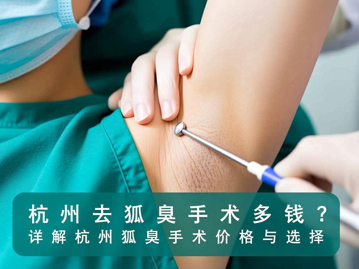 杭州去狐臭手术多钱?详解杭州狐臭手术价格与选择 杭州去狐臭手术多钱?详解杭州狐臭手术价格与选择
