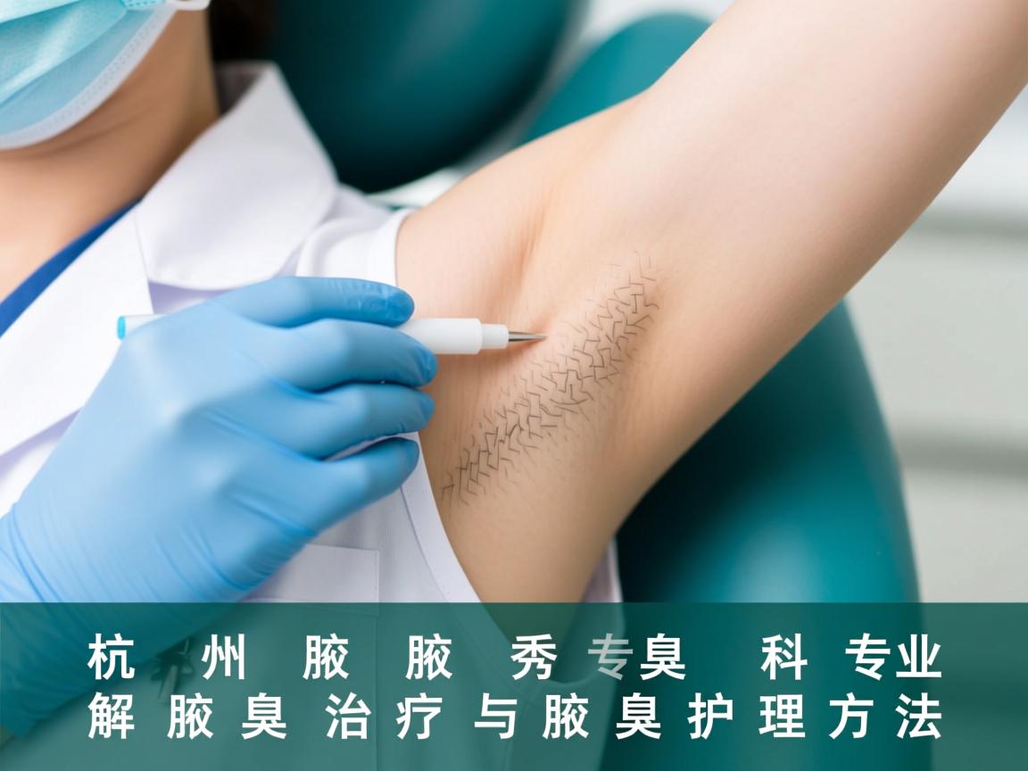杭州腋秀腋臭专科，专业解析腋臭治疗与腋臭护理方法