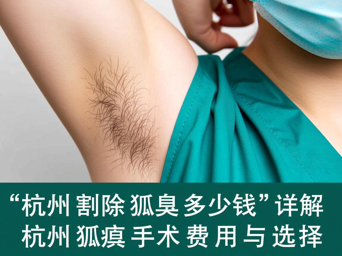 杭州割除狐臭多少钱，详解杭州狐臭手术费用与选择