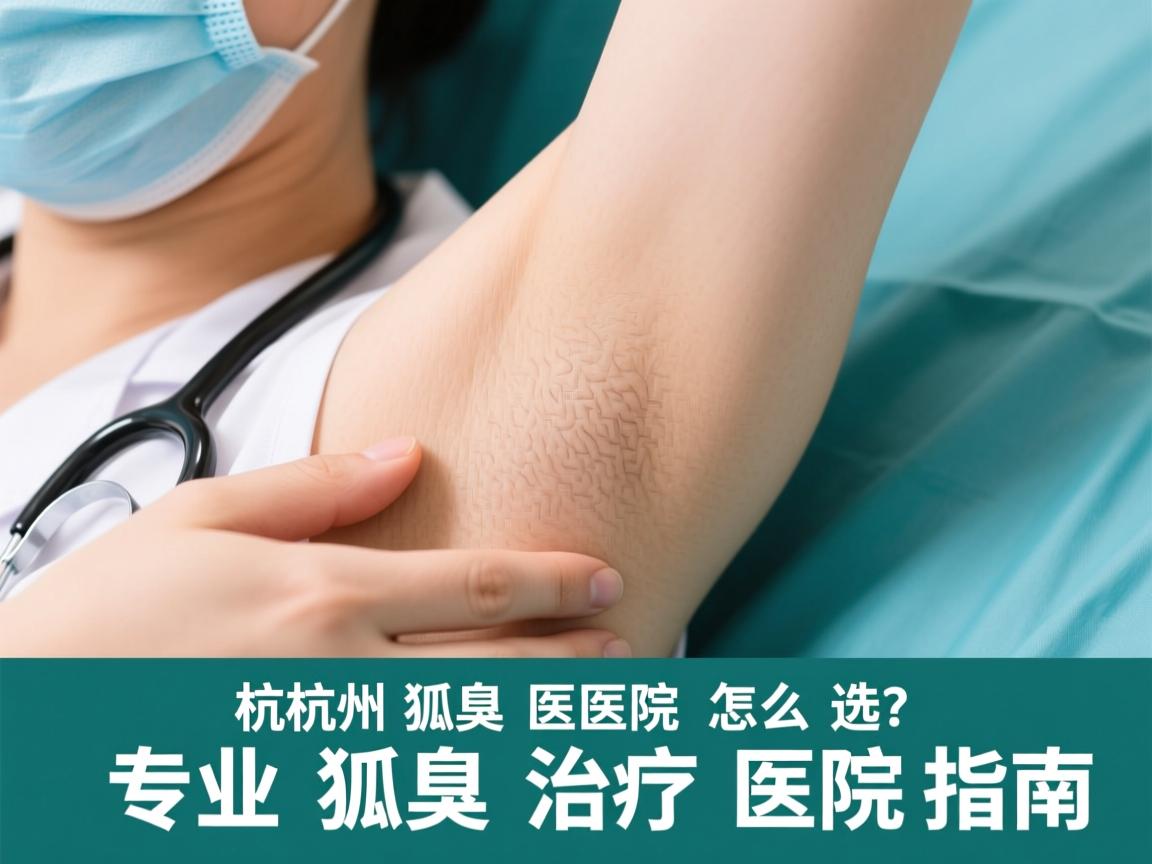 杭州狐臭医院怎么选？专业狐臭治疗医院指南