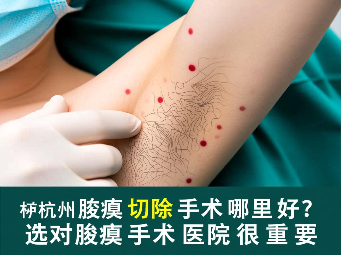 杭州腋臭切除手术哪里好？选对腋臭手术医院很重要