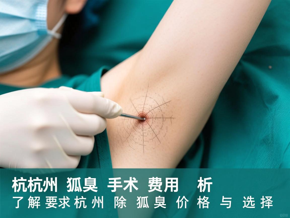 杭州狐臭手术费用解析，了解杭州除狐臭价格与选择