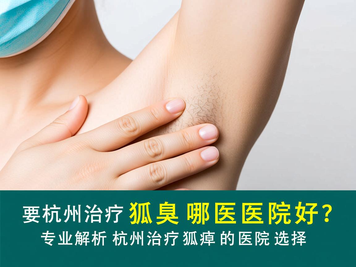 杭州治疗狐臭哪医院好？专业解析杭州治疗狐臭的医院选择