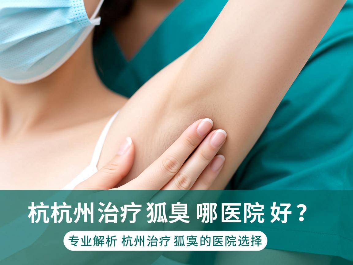杭州治疗狐臭哪医院好？专业解析杭州治疗狐臭的医院选择