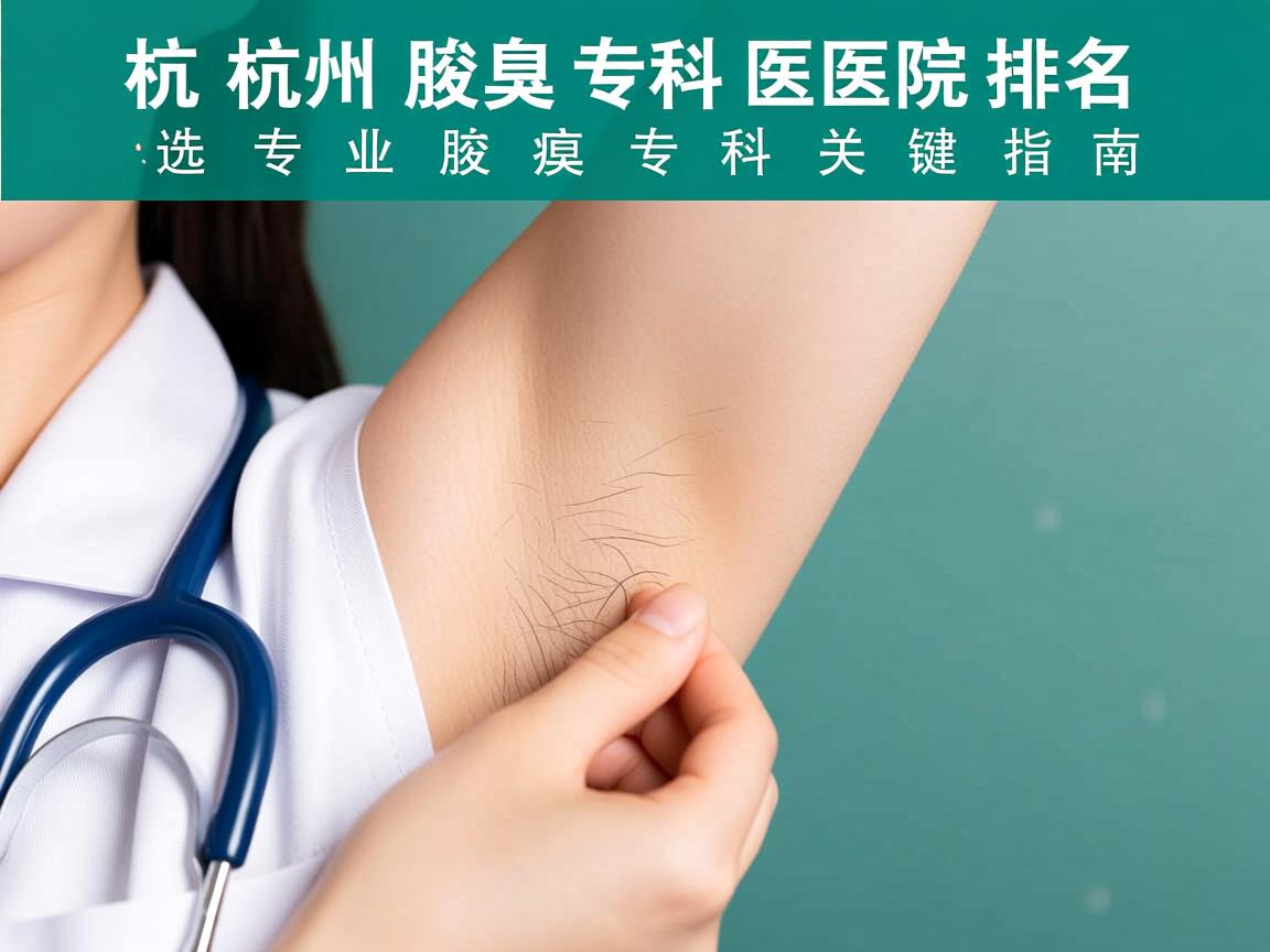 杭州腋臭专科医院排名,选择专业腋臭专科的关键指南 杭州腋臭专科医院排名,选择专业腋臭专科的关键指南