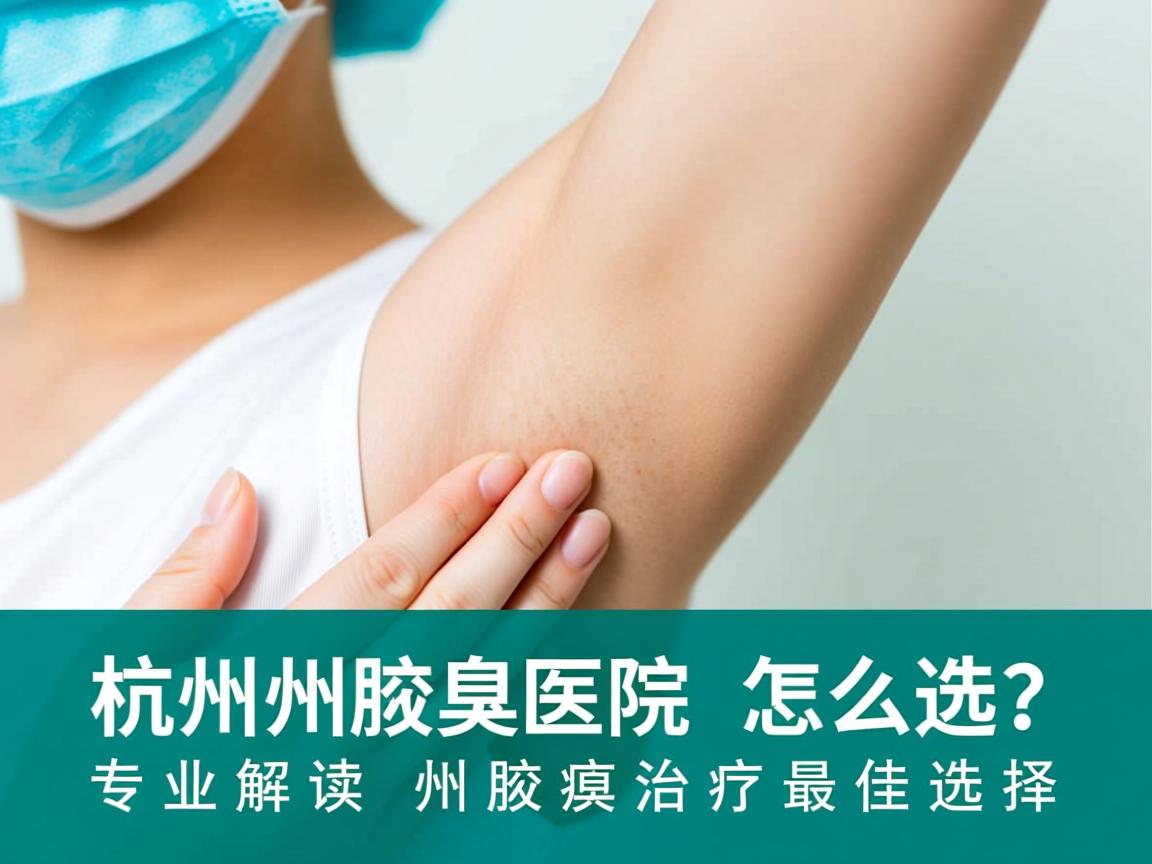 杭州腋臭医院怎么选？专业解读杭州腋臭治疗最佳选择