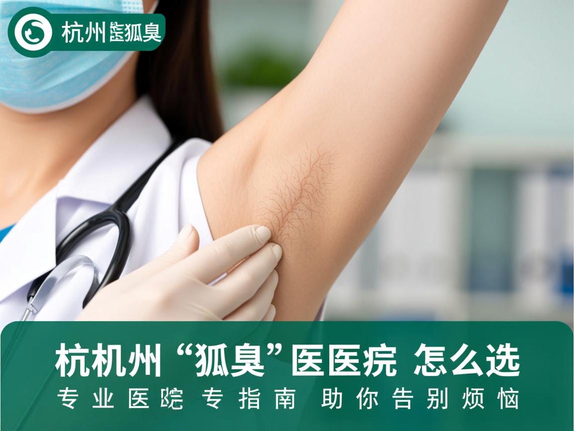 杭州狐臭医院怎么选，专业狐臭医院指南助你告别烦恼