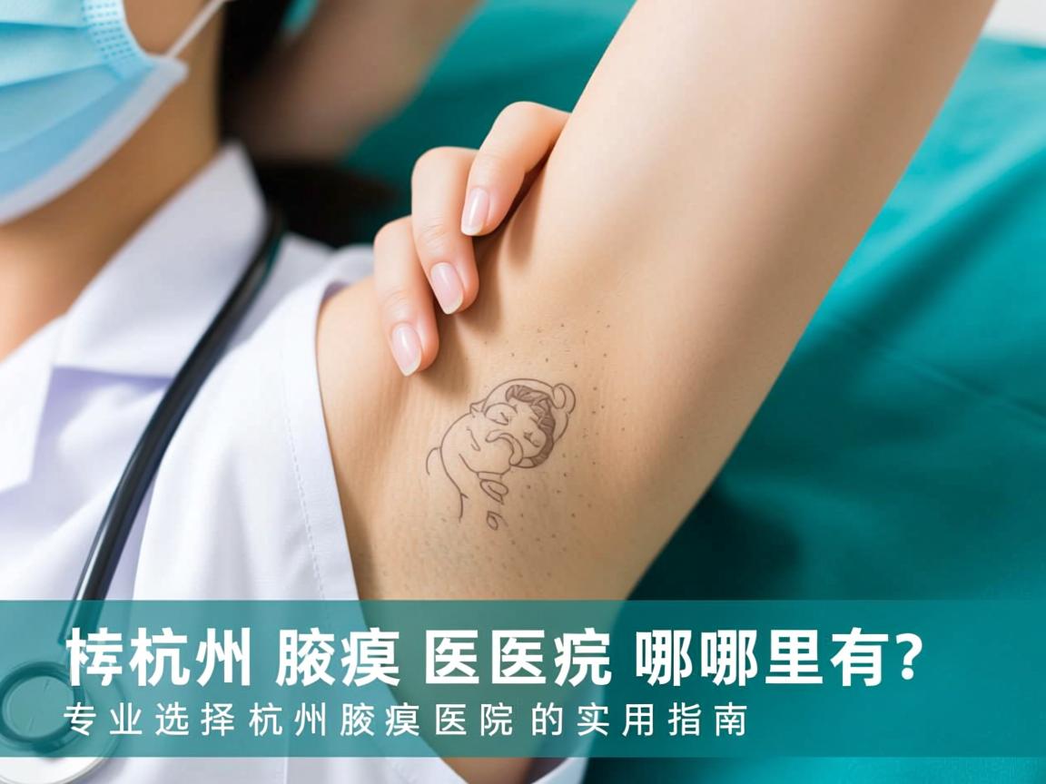 杭州腋臭医院哪里有？专业选择杭州腋臭医院的实用指南