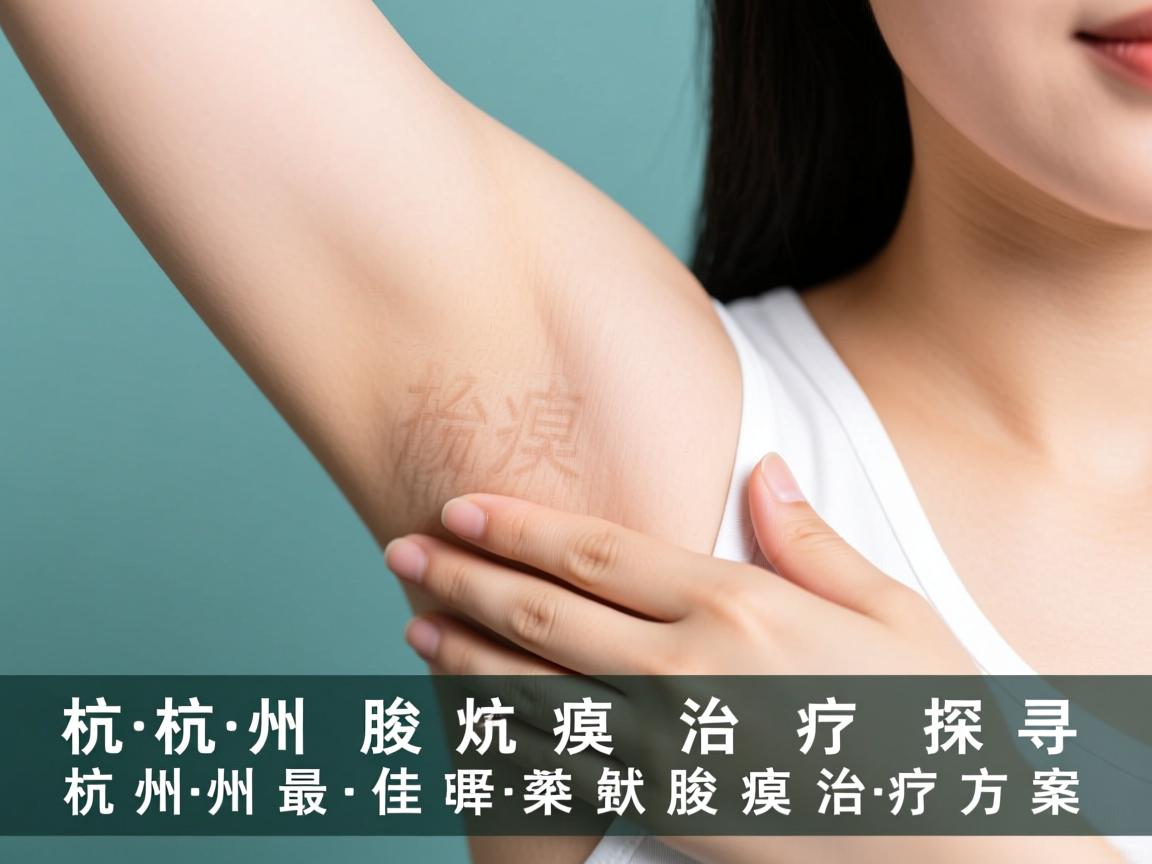 杭州腋臭治疗，探寻杭州最佳腋臭治疗方案