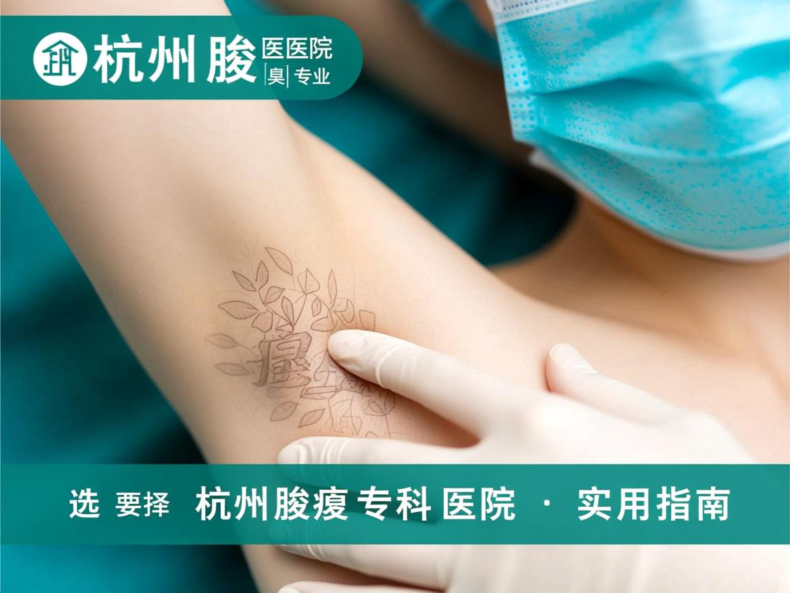 杭州腋臭医院专业解析，选择杭州腋臭专科医院的实用指南