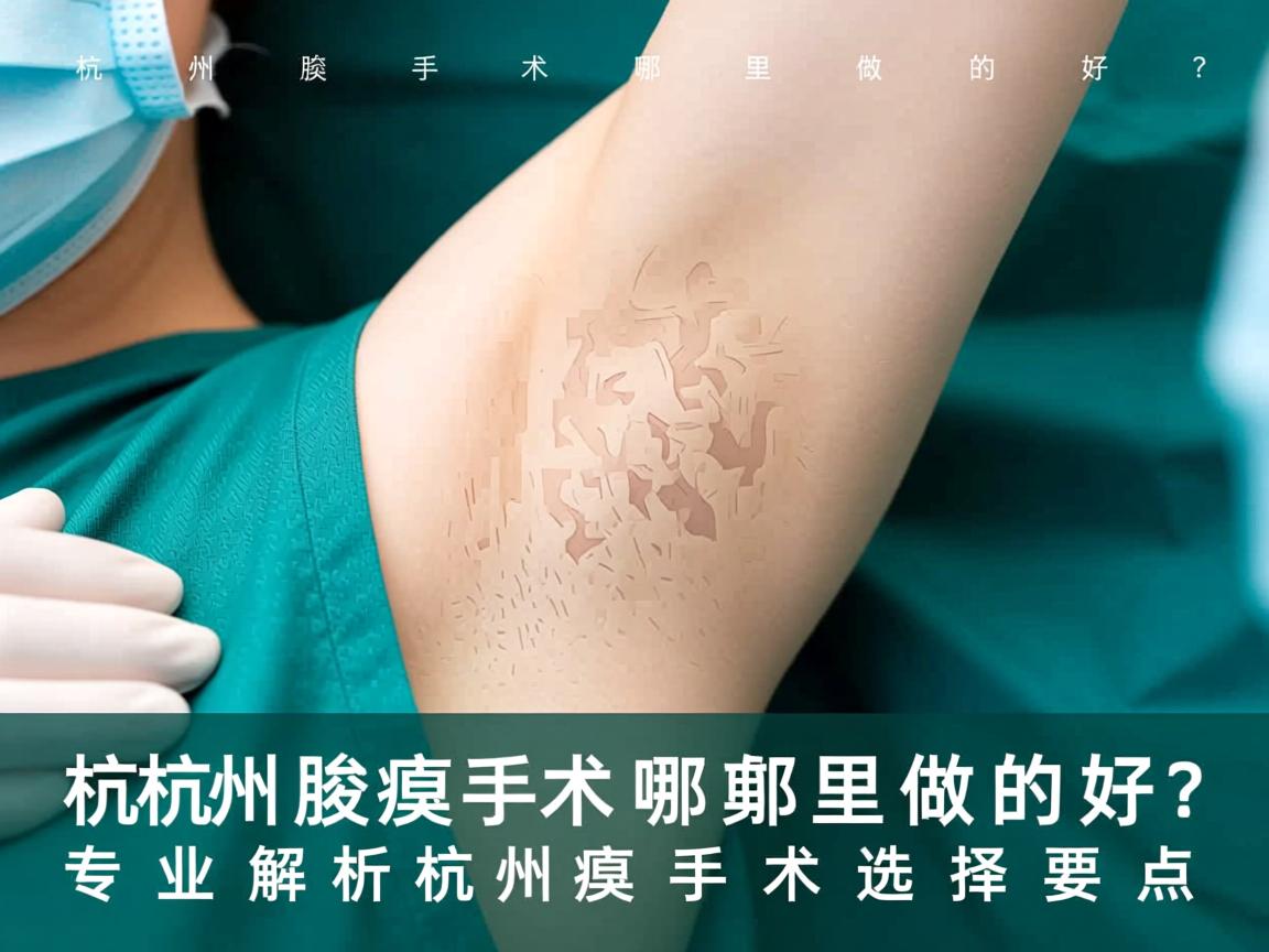 杭州腋臭手术哪里做的好？专业解析杭州腋臭手术选择要点