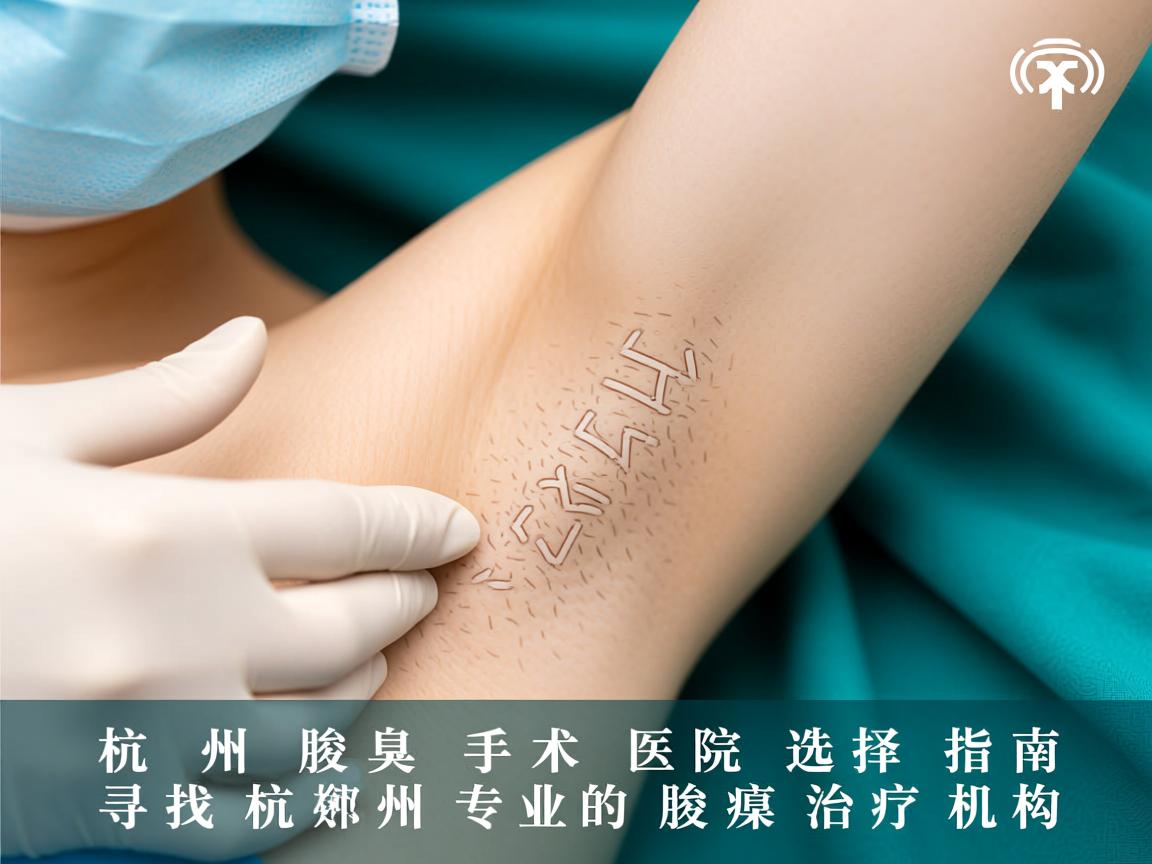 杭州腋臭手术医院选择指南，寻找杭州专业的腋臭治疗机构