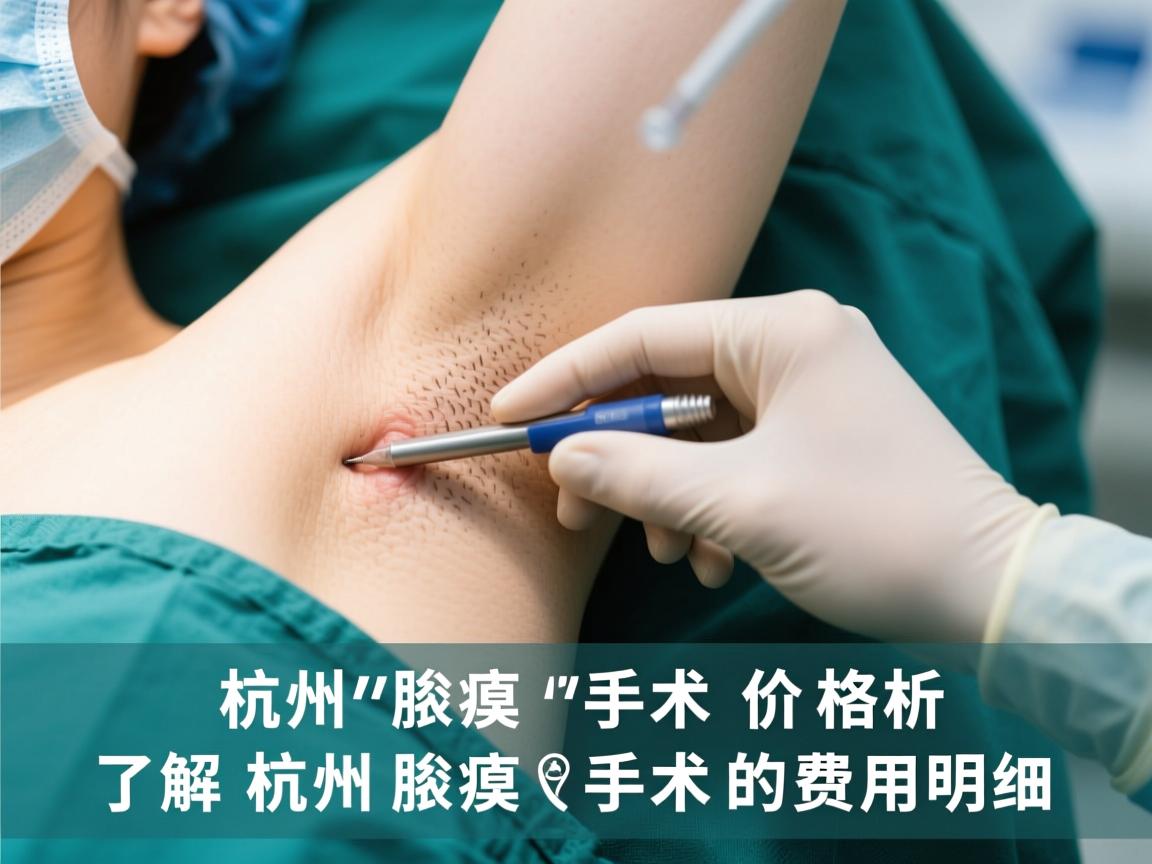 杭州腋臭手术价格解析，了解杭州腋臭手术费用明细